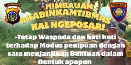 Lurah Ngeposari dan Bhabinkamtibmas Imbau Warga Waspada Terhadap Tamu Tak Dikenal